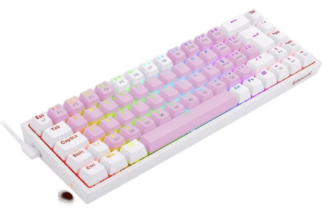 Teclado Gamer Castor Rgb Switch Brown Redragon