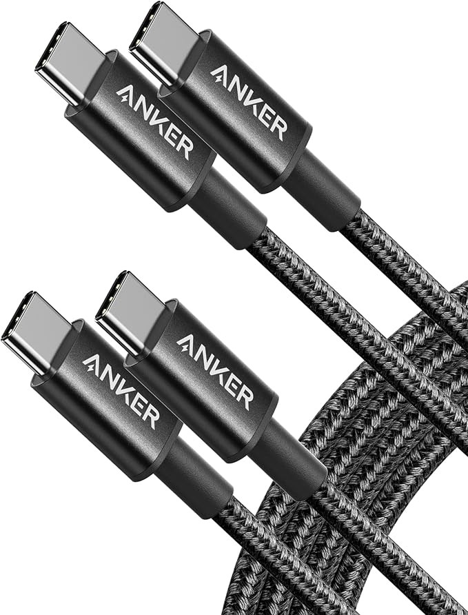 Anker Cabo USB-C para USB-C 100W 0,9m 2 Unidades