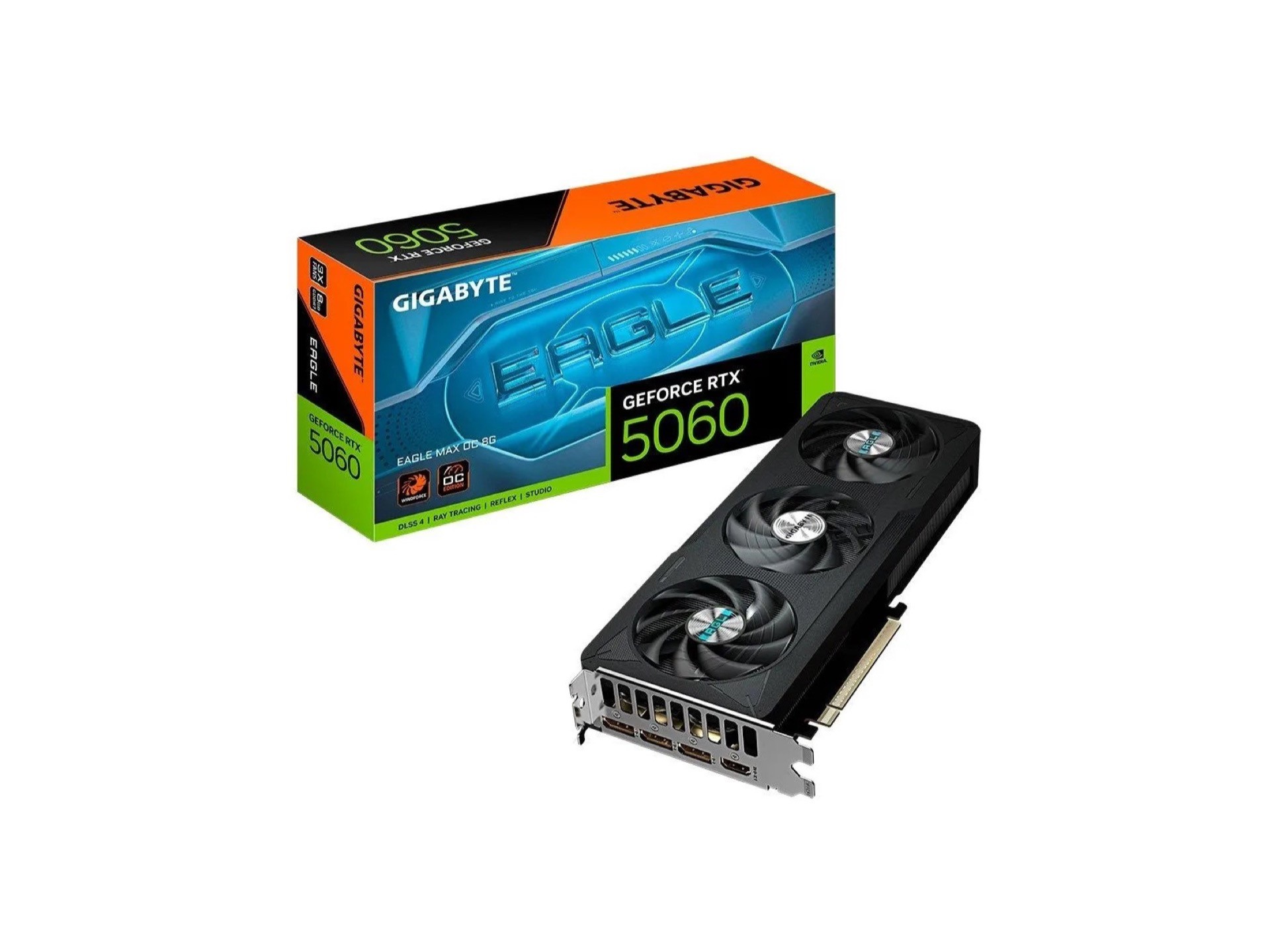 Placa de Vídeo Gigabyte RTX 5060 Eagle Max OC 8GB GDDR7