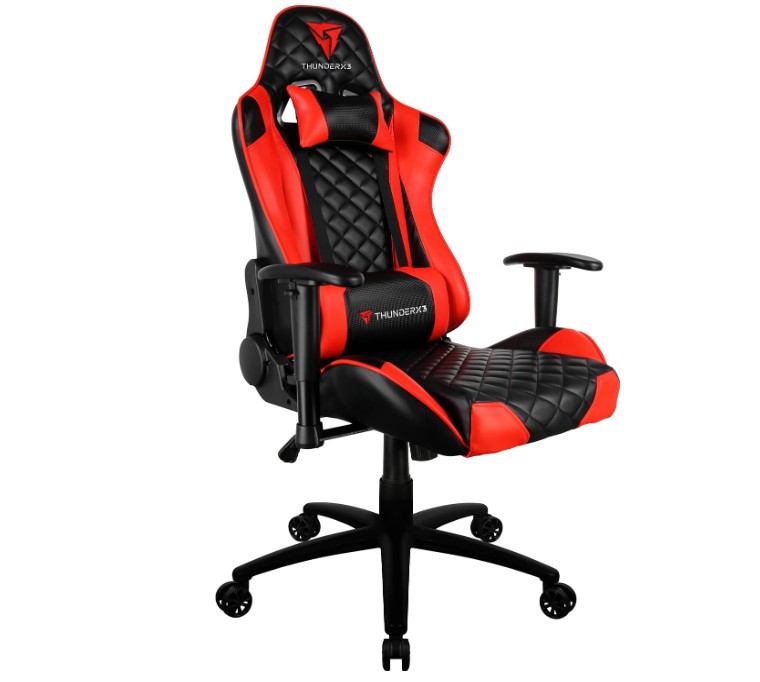 Cadeira Gamer Profissional TGC12 Preta/Vermelha
