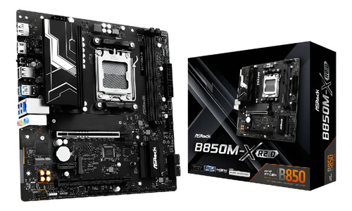 Placa Mãe ASRock B850M-X R2.0 mATX Socket AM5 DDR5