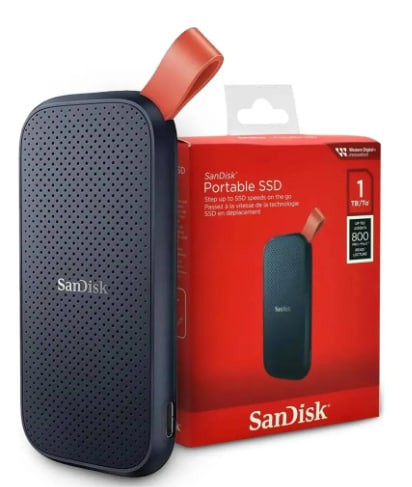 SSD Externo Portátil SanDisk 1TB USB 3.2