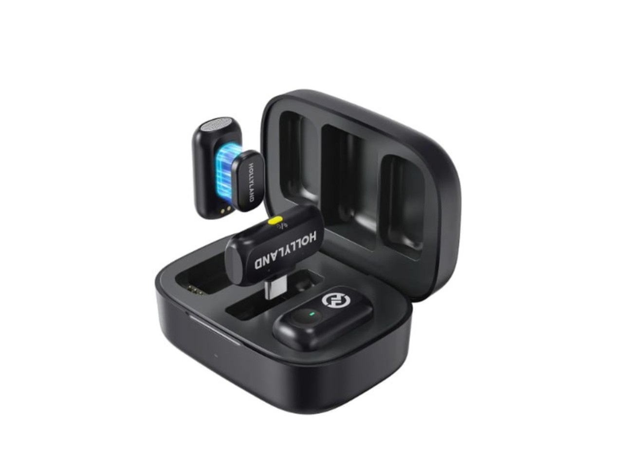 Microfone Lapela Sem Fio Hollyland Lark A1 Duo USB-C