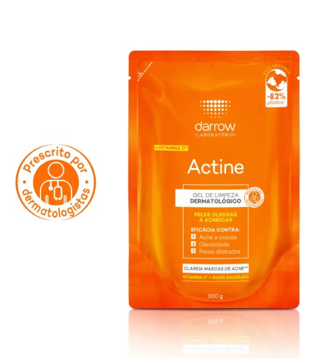 Gel de Limpeza Facial Darrow Actine Pele Oleosa e Acneica Refil 300g