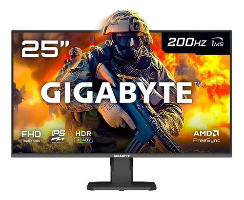 Monitor Gamer Gigabyte 25 Polegadas FHD 200Hz IPS 1ms