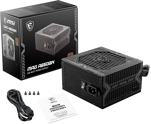 Fonte de Alimentação MSI MAG A650BN 650W 80 Plus Bronze