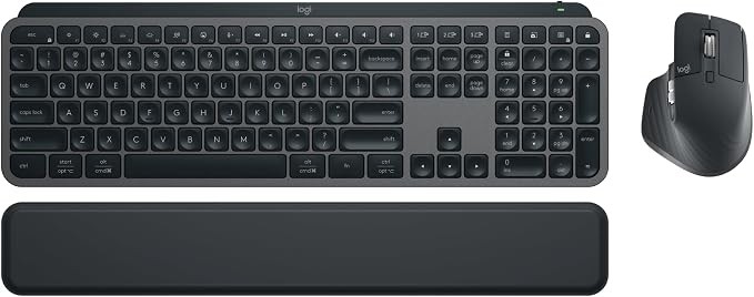 Combo Teclado e Mouse Sem Fio MX Keys S