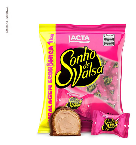 Bombom Sonho de Valsa Lacta 1kg