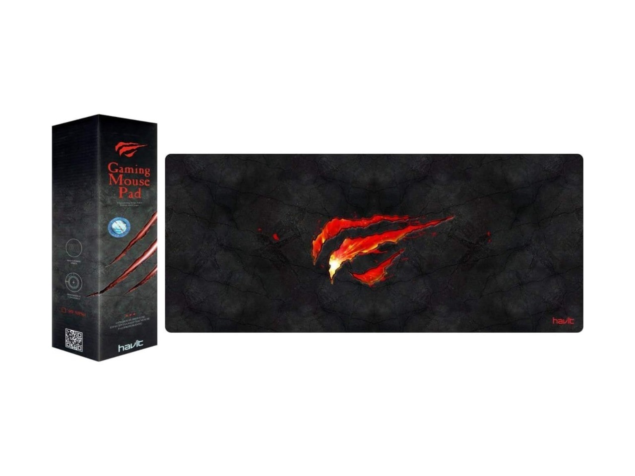Mousepad Gamer Havit Grande 70x30cm Preto