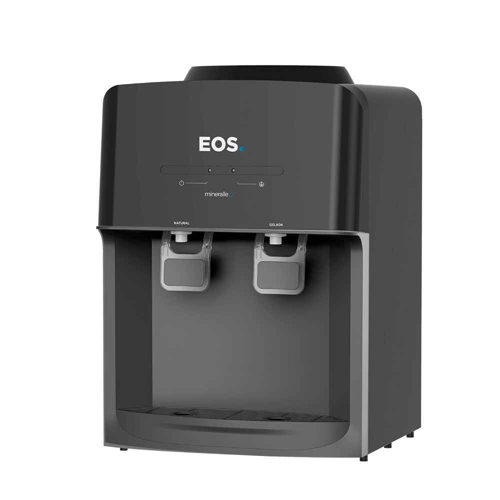 Bebedouro de mesa refrigerado eletrônico preto mineralle - EBE03P EOS | Shopee Brasil