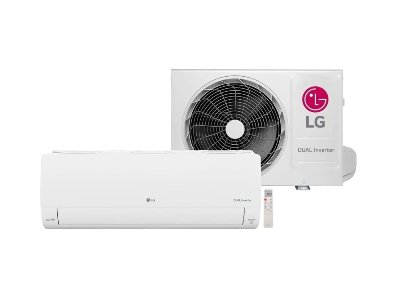 Ar Condicionado Split 12000 BTUs LG Dual Inverter Voice + IA Frio