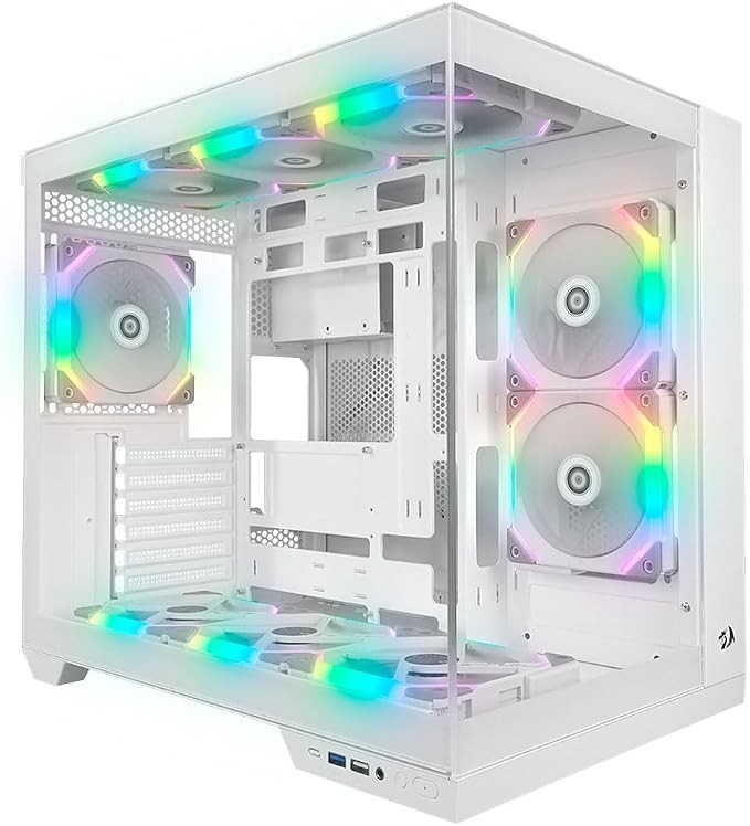 Gabinete Redragon Wideload Pro Branco CA-604W-PRO