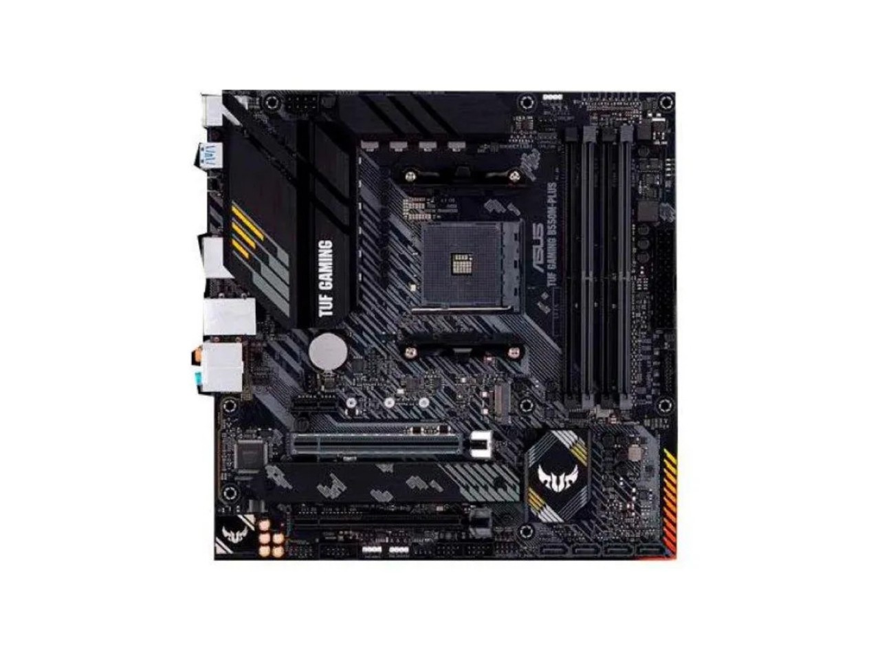 PLACA MÃE ASUS TUF GAMING B550M-PLUS AMD AM4 MATX DDR4 – Construção militar reforçada, suporte a PCIe 4.0, dois slots...
