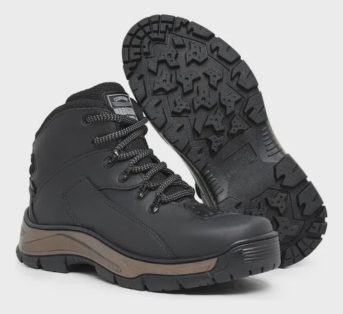 Bota Coturno Motoqueiro Masculino Adventure Marotto Leve Preto 40