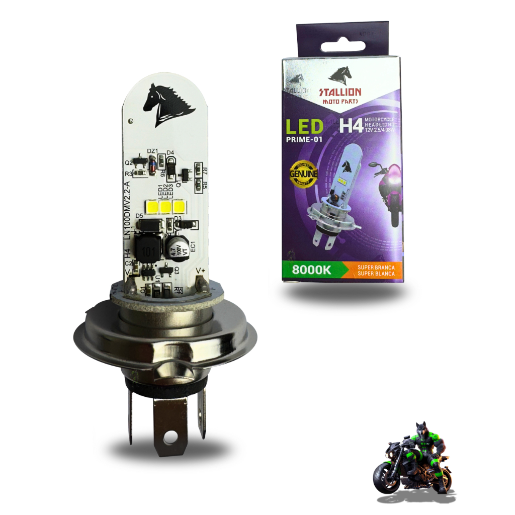 Lâmpada LED H4 Tallion 8000K