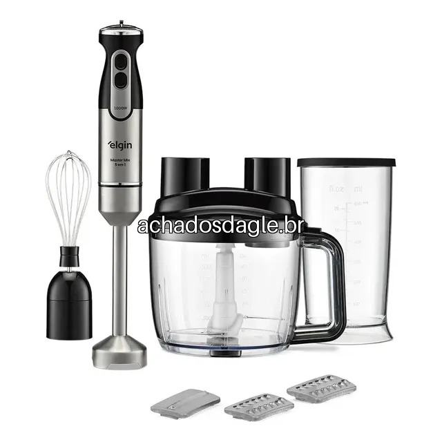 Mixer Master Mix 5 em 1 Elgin 1000W 110V Prateado