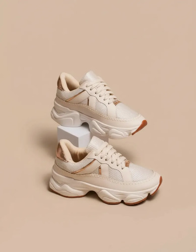 Tênis Plataforma Casual Chunky