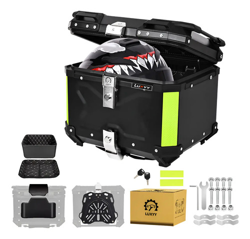 Bauleto Moto 45 Litros com Suporte Universal Preto