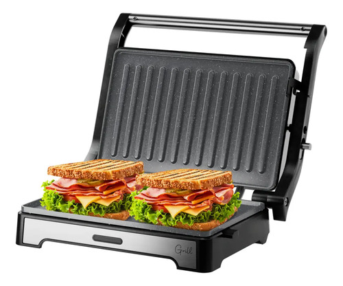 Sanduicheira Grill Inox Wap 2 em 1 WS1000 1000W 220V