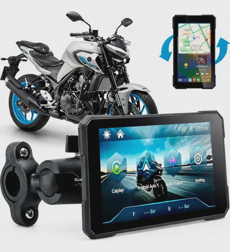 Multimidia Moto 5 Pol Carplay Android Auto H-Tech HM-502D