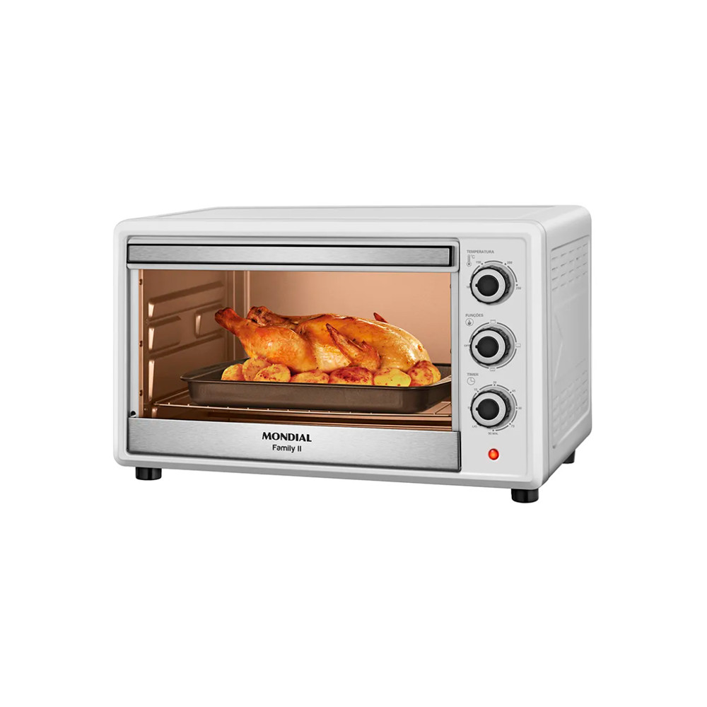 Forno Elétrico Mondial Frn-42-w Family ll 1600w Branco - 127 | Shopee Brasil