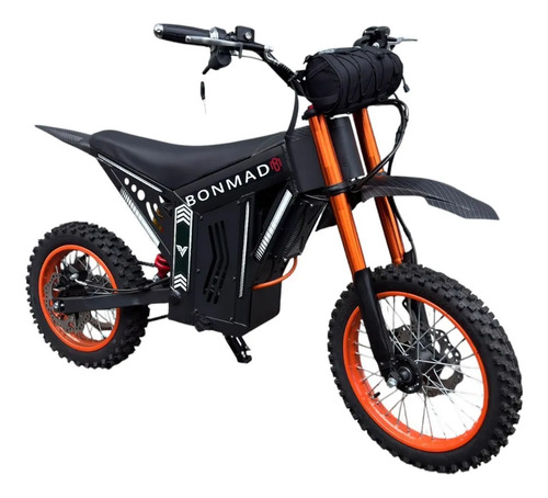 Moto Eletrica Off-road E-dirt Bike Bonmad Preta 2000W