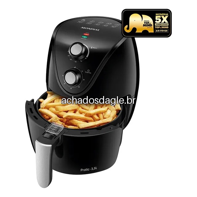 Air Fryer 3,5L Mondial 1500W AF-31 Preto 127V