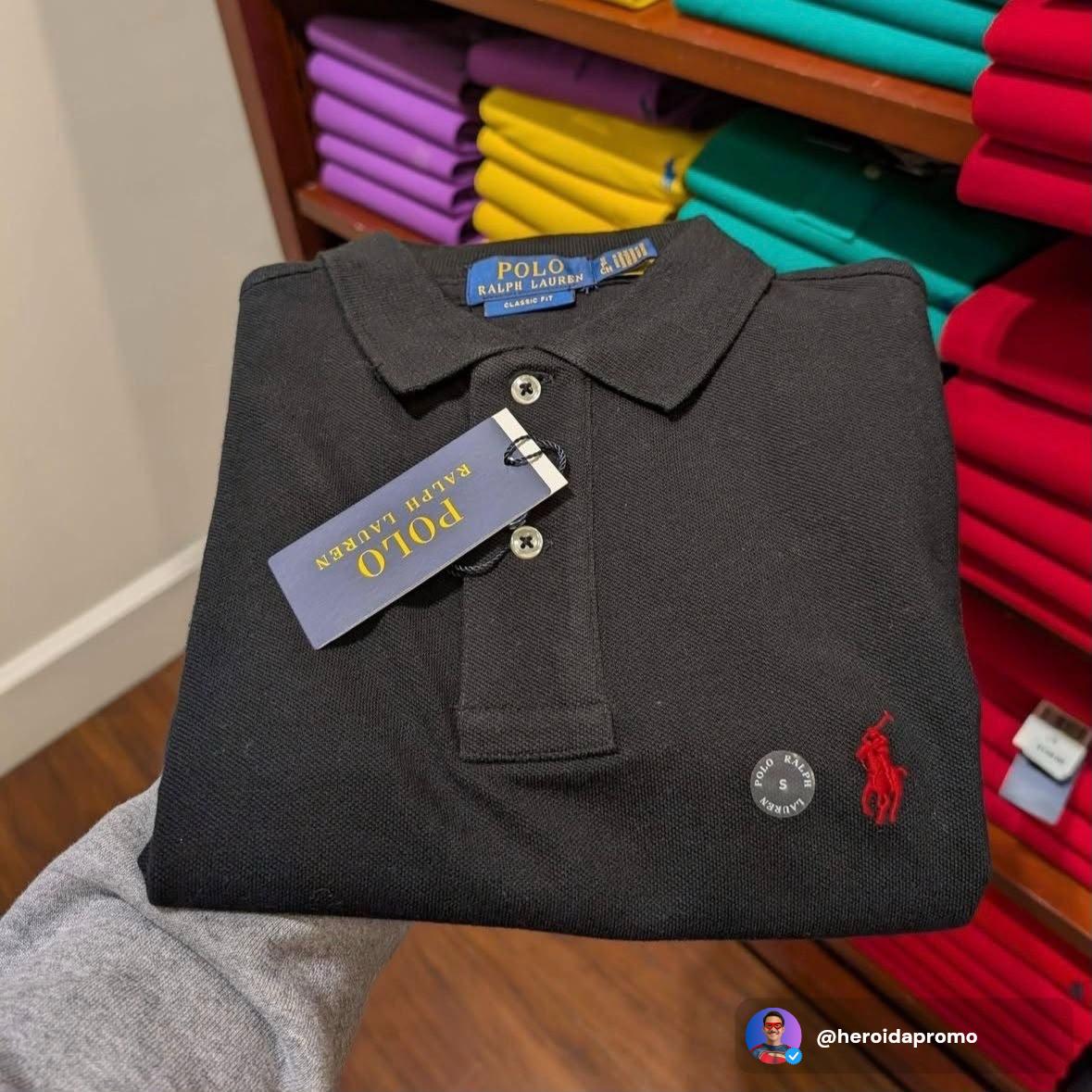 Polo Algodão Piquet Masculino Luxo