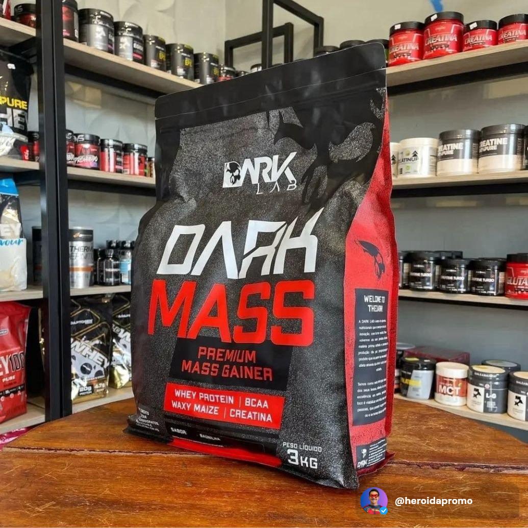 Hipercalórico Dark Mass 3kg Sabor Biscoitos