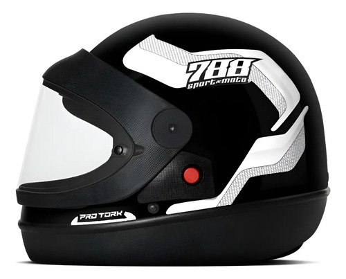 Capacete Fechado Sport Moto 788 Pro Tork