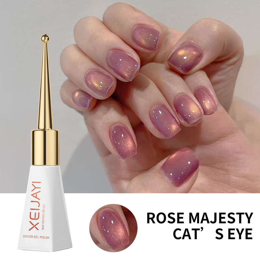 Esmalte em Gel UV 9D Rose Majesty Cat Eye 7ml