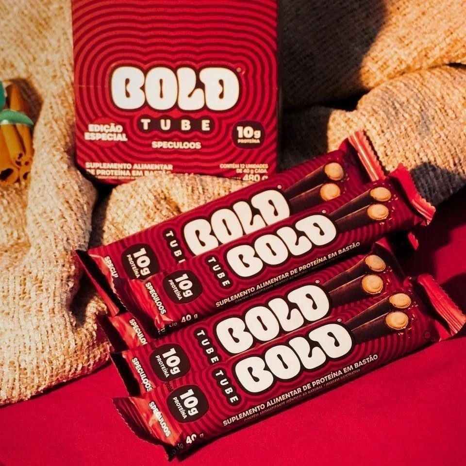 Caixa com 12 Chocolates Proteicos Bold Avelã 10g de Proteína