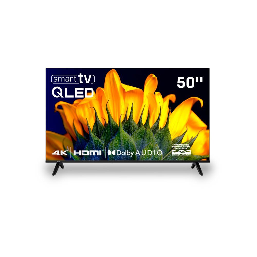 Smart TV HQ QLED 50 Polegadas 4K Wi-Fi Bluetooth