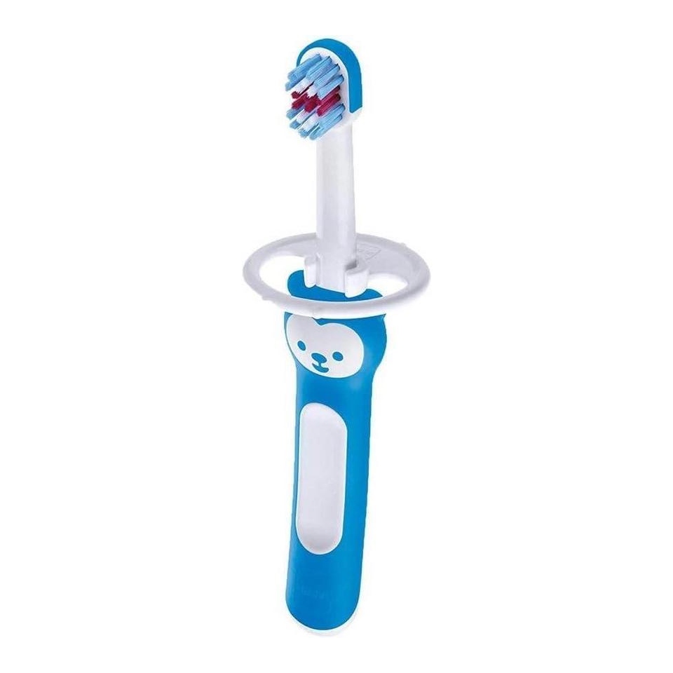 Escova de Dentes Baby's Brush 6+ Meses Azul - MAM Baby