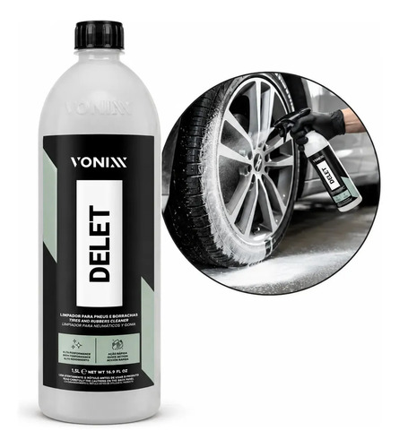 Limpador Para Pneus E Borrachas Vonixx 1,5L