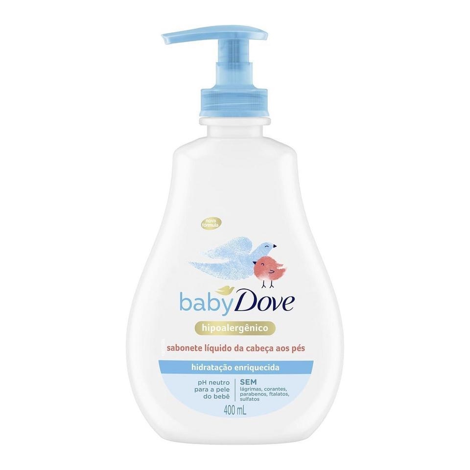 Sabonete Líquido Baby Dove Hidratação Enriquecida 400ml