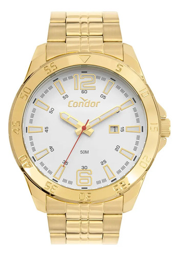 Relógio Condor Masculino Drive Dourado