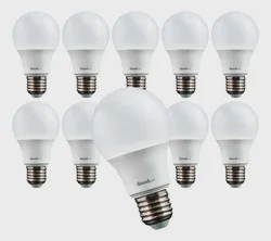 Kit 10 Lâmpadas Led 9w Bulbo Branco Frio Bivolt Goodlux
