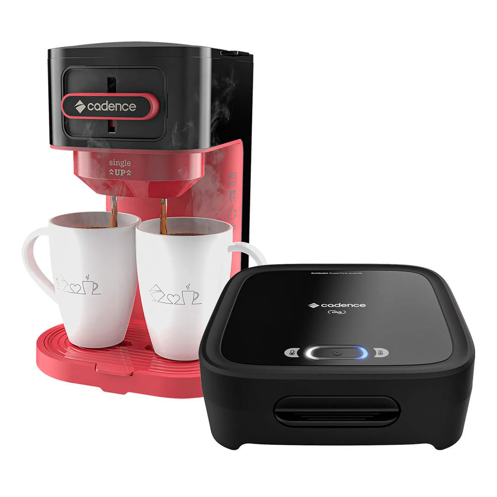 Kit Cadence Sanduicheira e Cafeteira Single Up