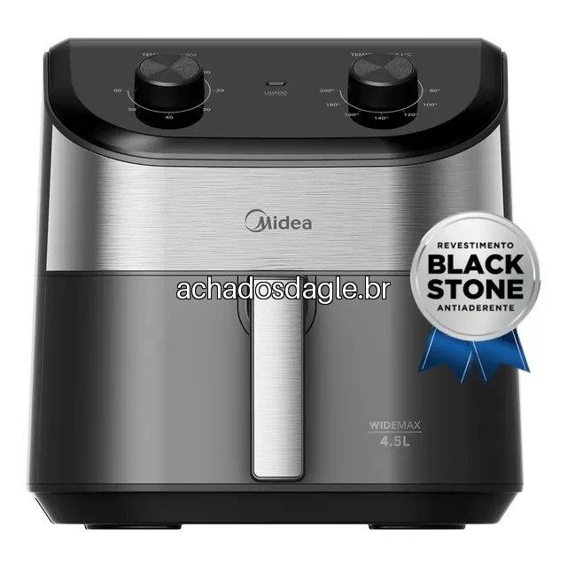 Air Fryer 4,5L Widemax Midea Preto 127V