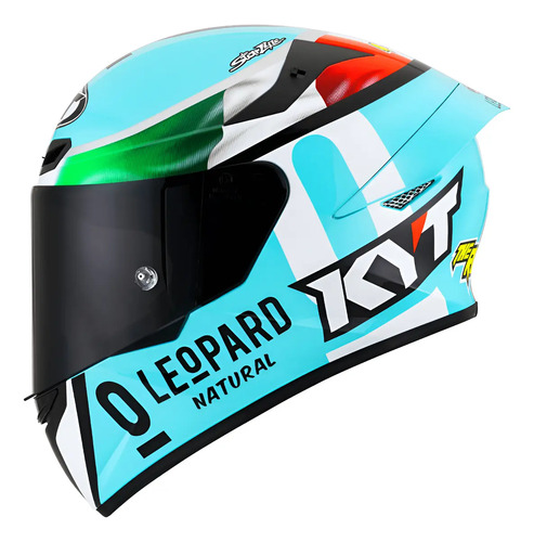 Capacete Kyt Course Dennis Foggia Leopard Itália Integral
