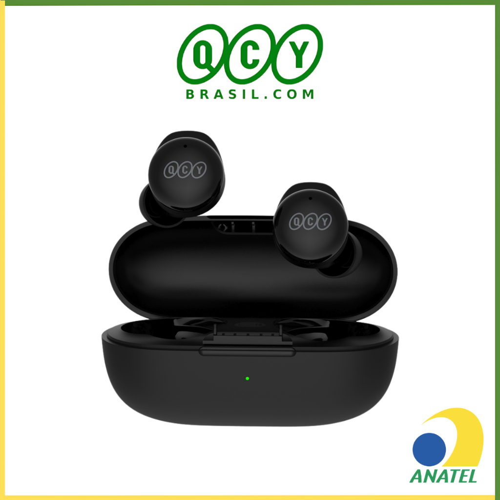 Fone de Ouvido QCY T17 TWS Bluetooth 5.1 com Microfone ENC