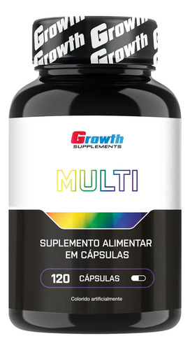 Multivitamínico 120 Cápsulas Growth Supplements