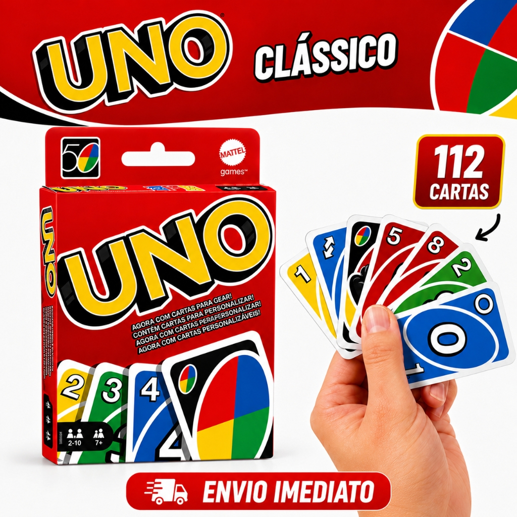 UNO Jogo de Cartas Edicao Classica