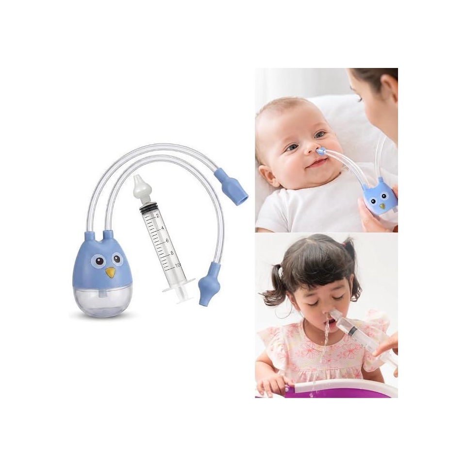 Kit Higiene Nasal Infantil Aspirador e Seringa 10ml