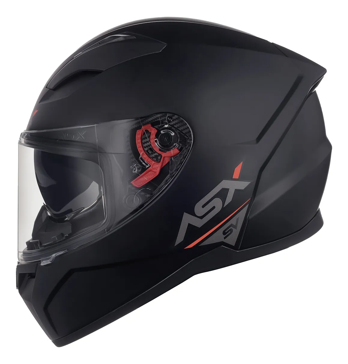 Capacete Asx City Preto Fosco com Viseira Interna
