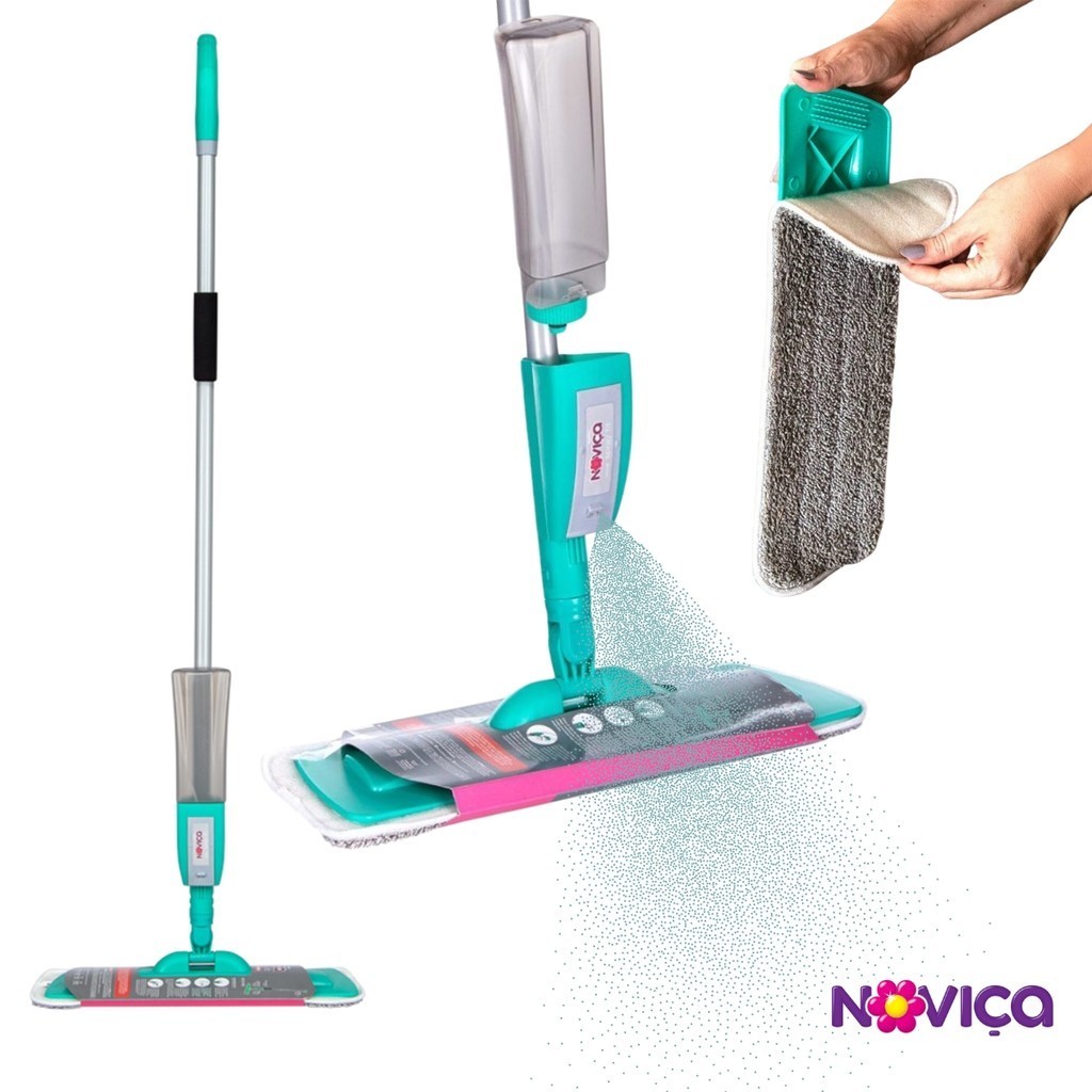 Mop Noviça Spray com Reservatório Microfibra