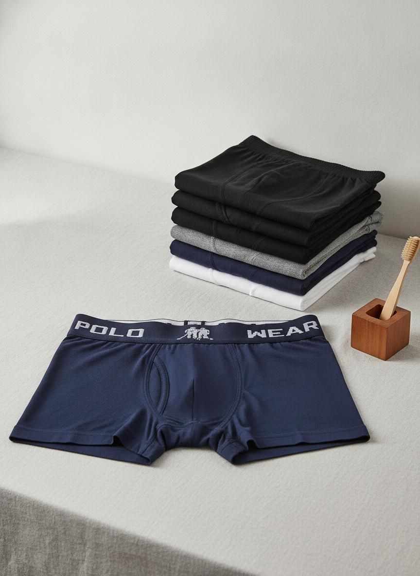 Kit 10 Cuecas Boxer Sem Costura Polo Wear Sortidas