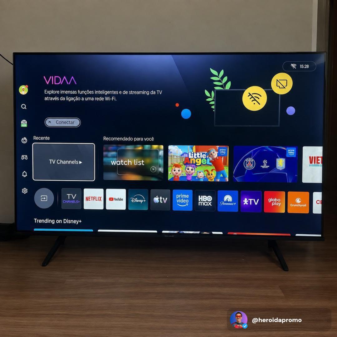 Smart TV Hisense Hi-QLED 4K 43 Polegadas