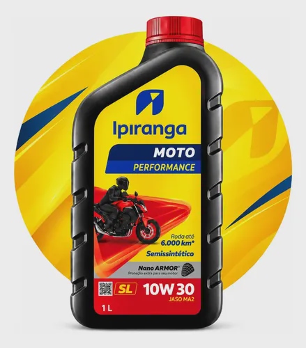 Óleo Motor Moto Ipiranga 10W-30 Semi-Sintético 4T